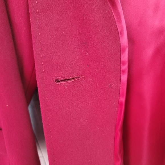 Pendleton Red Merino Wool Coat 4P - Picture 9 of 13